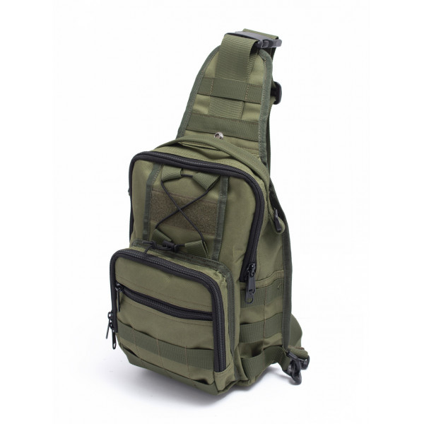 Тактична сумка-рюкзак через плече Sling Pack Хакі - якість та доступні ціни з Elitefor.com.ua