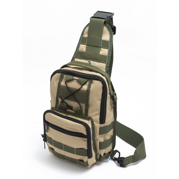 Тактична сумка-рюкзак через плече Sling Pack Койот (Пісочний) - якість та доступні ціни з Elitefor.com.ua