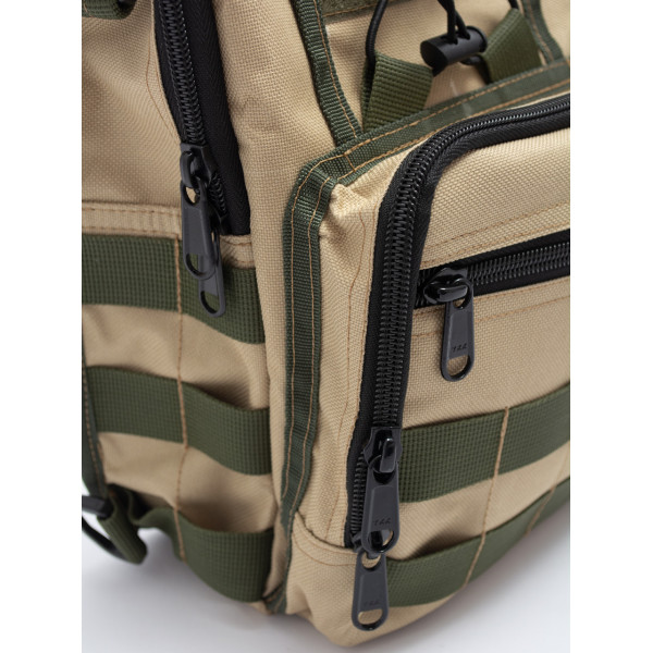 Тактична сумка-рюкзак через плече Sling Pack Койот (Пісочний) - якість та доступні ціни з Elitefor.com.ua